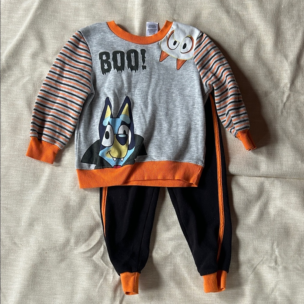 Lucy Gray and Orange Kids Sweatshirt